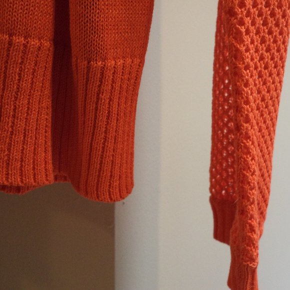 Ralph Lauren Women's Sweater~Round Neck~Dolman Sleeves~ORANGE- Large - NWOT - Picture 5 of 7